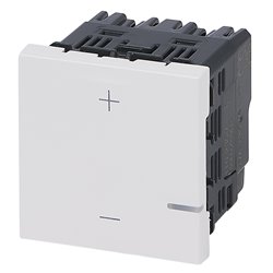 Variateur universel Mosaic 2 fils 125W avec enjoliveur Blanc 099686A