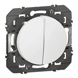 Transformeur pour réaliser 5 fonctions va-et-vient et poussoir Dooxie blanc 600031