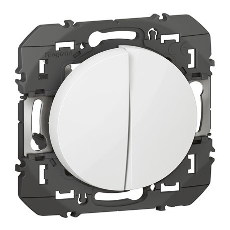 Transformeur pour réaliser 5 fonctions va-et-vient et poussoir Dooxie blanc 600031