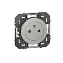 Prise de courant 2P+T Surface Dooxie 16A finition alu 600435