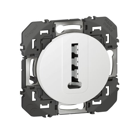 Prise téléphone en T Dooxie blanc 600368