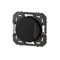 Lot de 10 interrupteurs ou va-et-vient avec voyant témoin Dooxie 10AX 250V noir mat 600209