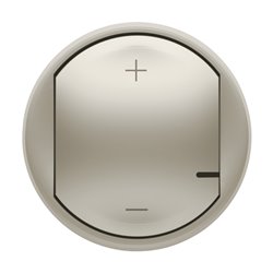 Enjoliveur Celiane pour variateur universel 2 fils finition titane 065183A