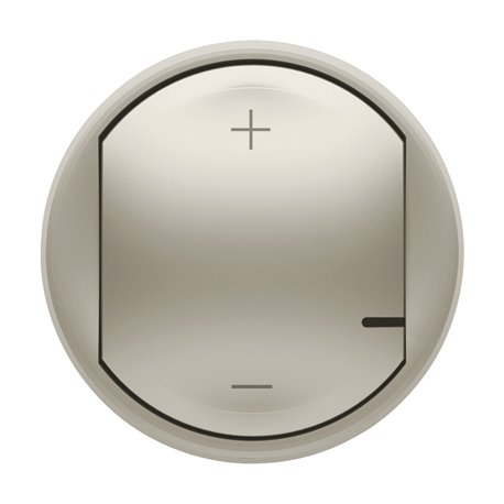 Enjoliveur Celiane pour variateur universel 2 fils finition titane 065183A Enjoliveur Celiane pour variateur universel 2 fils finition titane 065183A