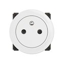 Lot de 12 Prises de courant 2P+T Surface Confort Céliane avec enjoliveur Blanc CF0111