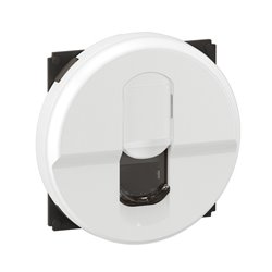 Lot de 16 Prises RJ45 téléphone et informatique cat. 6 FTP Céliane sans plaque Blanc CF0345