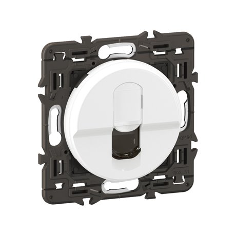 Lot de 20 Prises RJ45 téléphone et informatique cat. 6 FTP Céliane Blanc avec support CX0345 Lot de 20 Prises RJ45 téléphone et informatique cat. 6 FTP Céliane Blanc avec support CX0345