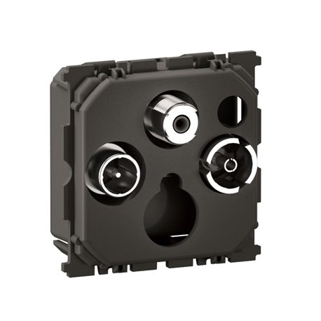 Prise TV-R-SAT DAB+ Céliane CM0388
