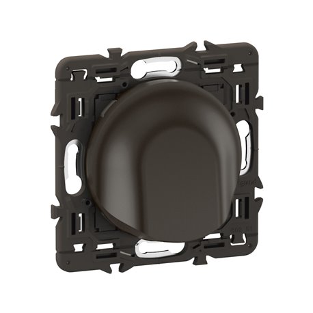 Lot de 20 Sorties de câble Céliane Noir avec support CZ0181