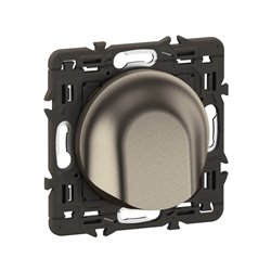 Lot de 20 Sorties de câble Céliane Titanium avec support CY0181