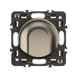 Lot de 20 Sorties de câble Céliane Titanium avec support CY0181