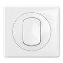 Lot de 20 Interrupteurs ou va-et-vient étanche 10A Céliane IP44 avec plaque Blanc CG8001