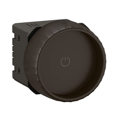 Variateur Rotary Céliane avec ou sans Neutre 200W LED avec enjoliveur Noir CN0408 Variateur Rotary Céliane avec ou sans Neutre 200W LED avec enjoliveur Noir CN0408