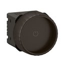 Variateur Rotary Céliane avec ou sans Neutre 200W LED avec enjoliveur Noir CN0408