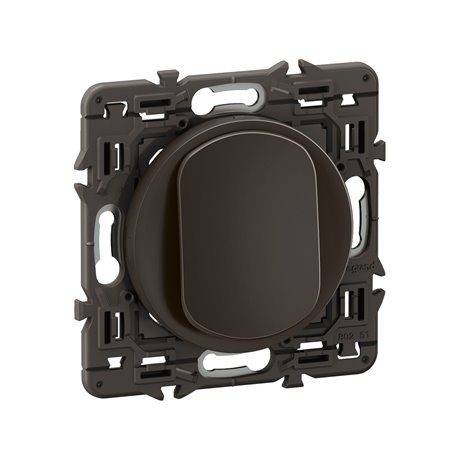 Lot de 20 Poussoirs Céliane 6A Noir avec support CZ0031 Lot de 20 Poussoirs Céliane 6A Noir avec support CZ0031