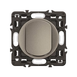 Lot de 20 Poussoirs Céliane 6A Titanium avec support CY0031