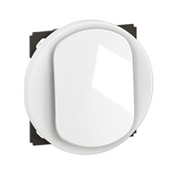 Lot de 12 Poussoirs 6A Céliane sans plaque Blanc CF0031