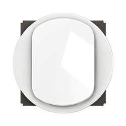 Lot de 12 Poussoirs 6A Céliane sans plaque Blanc CF0031