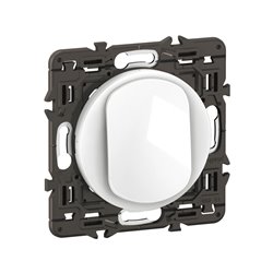 Lot de 20 Poussoirs lumineux 6A Céliane Blanc avec support CX1031