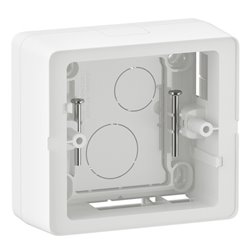 Lot de 10 Cadres saillie 1 poste Céliane Blanc CX0231