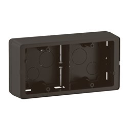 Cadre saillie 2 postes Céliane Noir CN0232