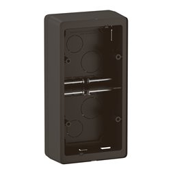 Cadre saillie 2 postes Céliane Noir CN0232