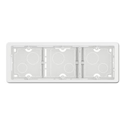 Cadre saillie 3 postes Céliane Blanc CB0233