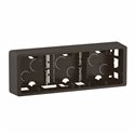Cadre saillie 3 postes Céliane Noir CN0233