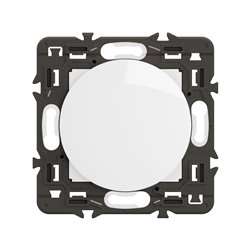 Lot de 20 Obturateurs Céliane pour rénovation interrupteurs et prises Blanc avec support CX0210