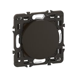 Lot de 20 Obturateurs Céliane pour rénovation interrupteurs et prises Noir avec support CZ0210
