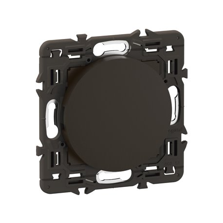 Lot de 20 Obturateurs Céliane pour rénovation interrupteurs et prises Noir avec support CZ0210