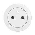 Enjoliveur pour prise de courant fort 2P+T Surface Confort Céliane Blanc CB0111
