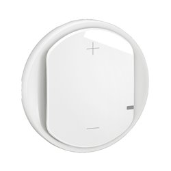 Enjoliveur pour variateur type poussoir 2 fils 125W LED sans Neutre Céliane Blanc CB0060
