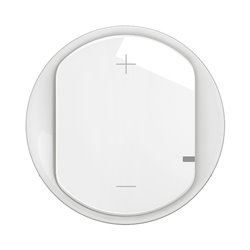Enjoliveur pour variateur type poussoir 2 fils 125W LED sans Neutre Céliane Blanc CB0060