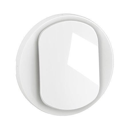 Enjoliveur pour interrupteur ou va-et-vient lumineux Céliane Blanc CB1001