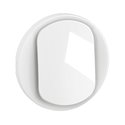 Enjoliveur pour interrupteur ou va-et-vient lumineux Céliane Blanc CB1001