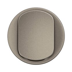 Enjoliveur pour interrupteur ou va-et-vient lumineux Céliane Titanium CT1001