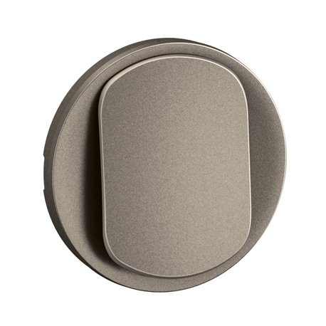 Enjoliveur pour interrupteur et ou va-et-vient Céliane Titanium CT0001