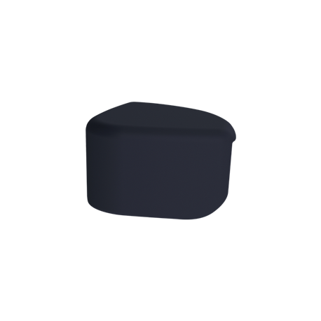 Lot de 2 protections d'angle pour lavabo collectif CANAL 100209 en plastique élastomère