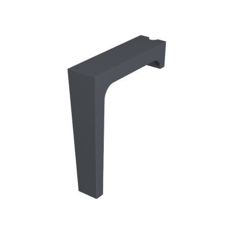 Pied de lavabo MINERALCAST 454001A anthracite hauteur 525 mm