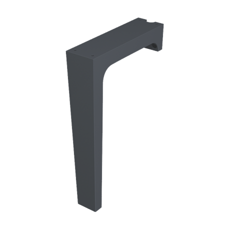 Pied de lavabo MINERALCAST 454010 anthracite hauteur 675 mm