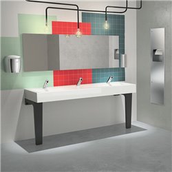 Pied de lavabo MINERALCAST 454010 anthracite hauteur 675 mm