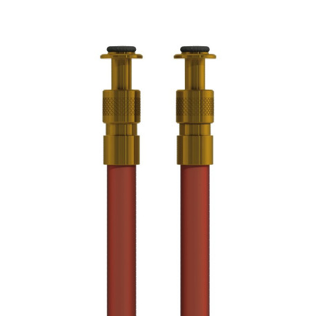 Lot de 2 raccords pour robinetterie sanitaire 811612.2P M10x1 L.385 mm