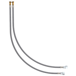 Lot de 2 raccords flexibles PEX FLEXPEX6 F3/8" tournants L.465 mm