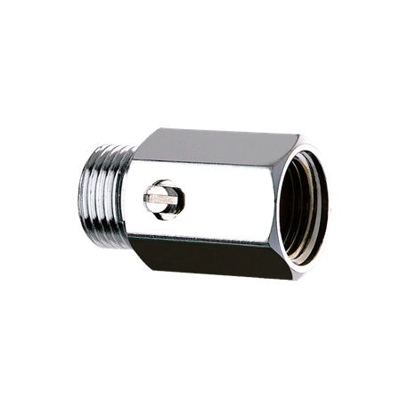 Raccord STOP droit 825015 avec robinet d'arrêt