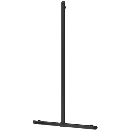 Barre de maintien douche Be-Line 511944BK en T 1130x500 mm noir mat