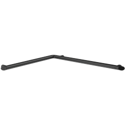 Barre de maintien douche Be-Line 511941BK en angle 695x695 mm noir mat