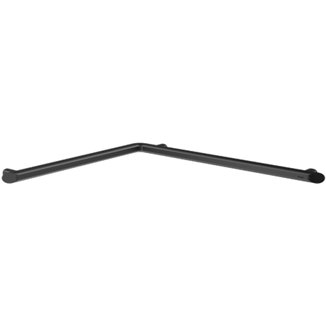 Barre de maintien douche Be-Line 511941BK en angle 695x695 mm noir mat