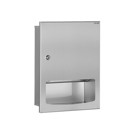 Distributeur d'essuie-mains encastrable 510712S inox poli satiné