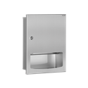 Distributeur d'essuie-mains encastrable 510712S inox poli satiné